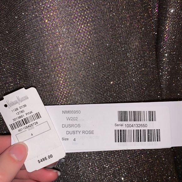 Neiman Marcus Jovani Dusty Rose Dress